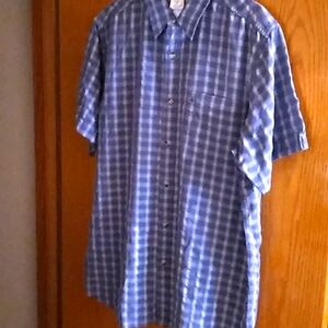 North Face blue shirt